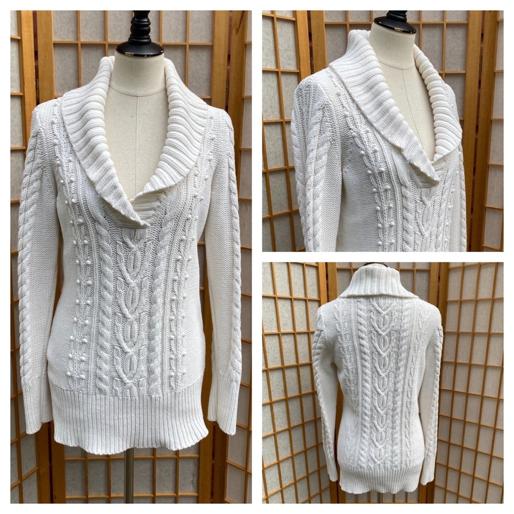 Caslon Long Knit Sweater SZ L
